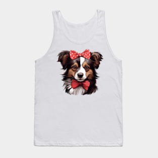 Fancy Shetland Sheepdog Tank Top